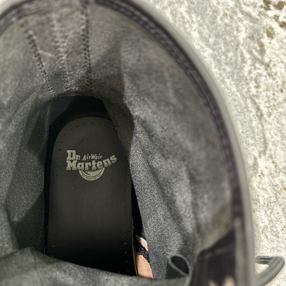 Dr. Martens AirWair Black Leather Cushion Sole Boots - Picture 13 of 16